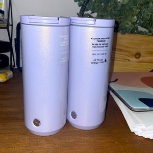 Starbucks Violet pearl insulated tumblers